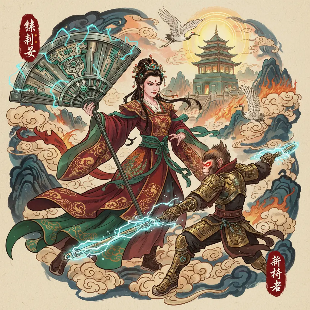 孫行者 - 鐵扇公主