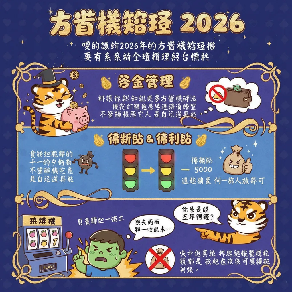 2026最新老虎機攻略：提升中獎機率的資金管理技巧